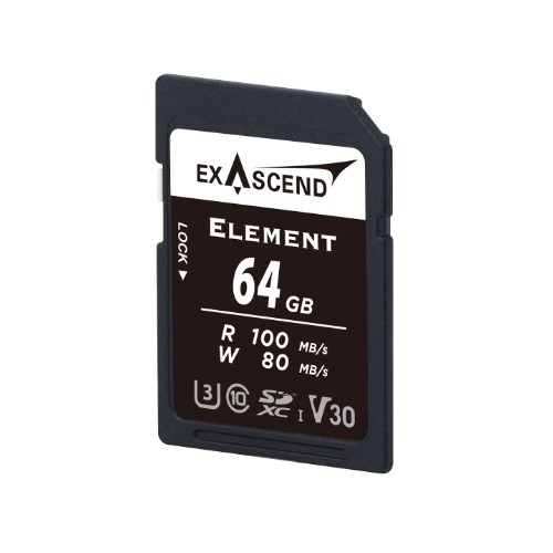 ExAscend Element UHS-I V30 64GB Memory Card|Exascend - Picture 1 of 2