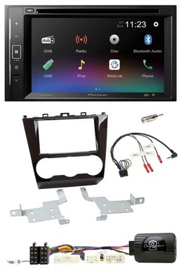 Pioneer Bluetooth Lenkrad USB 2DIN DAB DVD Autoradio für Subaru Forester ab 2015