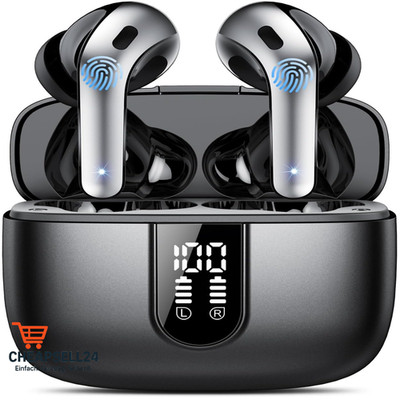 Bluetooth Kopfhörer In Ear Kabellos X08-BK 50h Bass