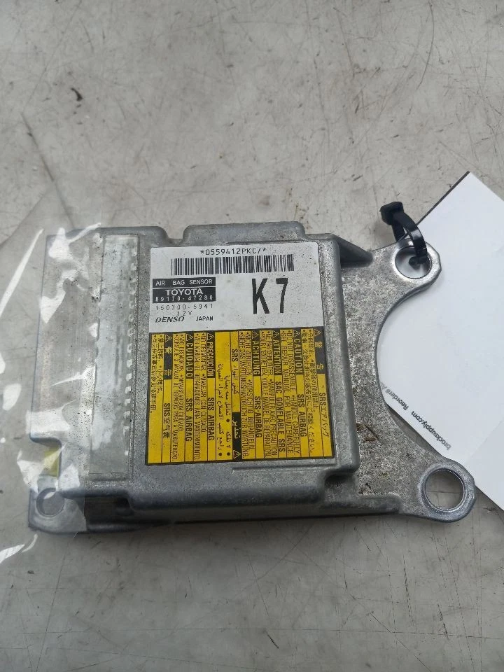 2013 TOYOTA PRIUS PLUG-IN 1.8L FWD AT AIRBAG ELECTRONIC CONTROL MODULE ECM  - Image 2 of 4