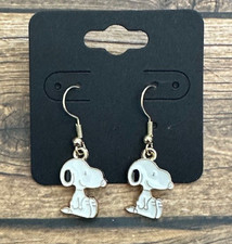 Hypoallergenic Dangle Enamel Earrings Snoopy ...