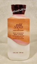 WILD SAND Nourishing Lotion Shea Butter Coconut Oil 8oz Bath Body Works RARE