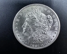 1881-CC Morgan Silver Dollar "WOW"