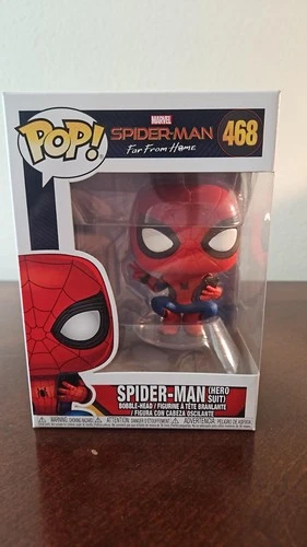 Funko Pop! Spider-Man Far From Home Spider-Man Hero Suit #468 Vaulted/Retired