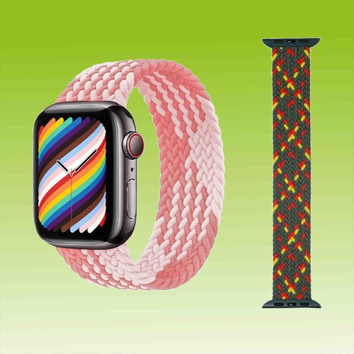 Smartwatch Armband Apple Watch 10 / 1 + 2 Ultra 9 8 7 6 5 4 3 2 1 SE Nylon Sport - Afbeelding 14 van 50
