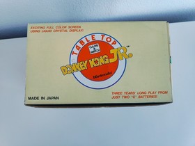 ORIGINAL Donkey Kong JR. Table Top Game & Watch Nintendo 1983 BOX ONLY