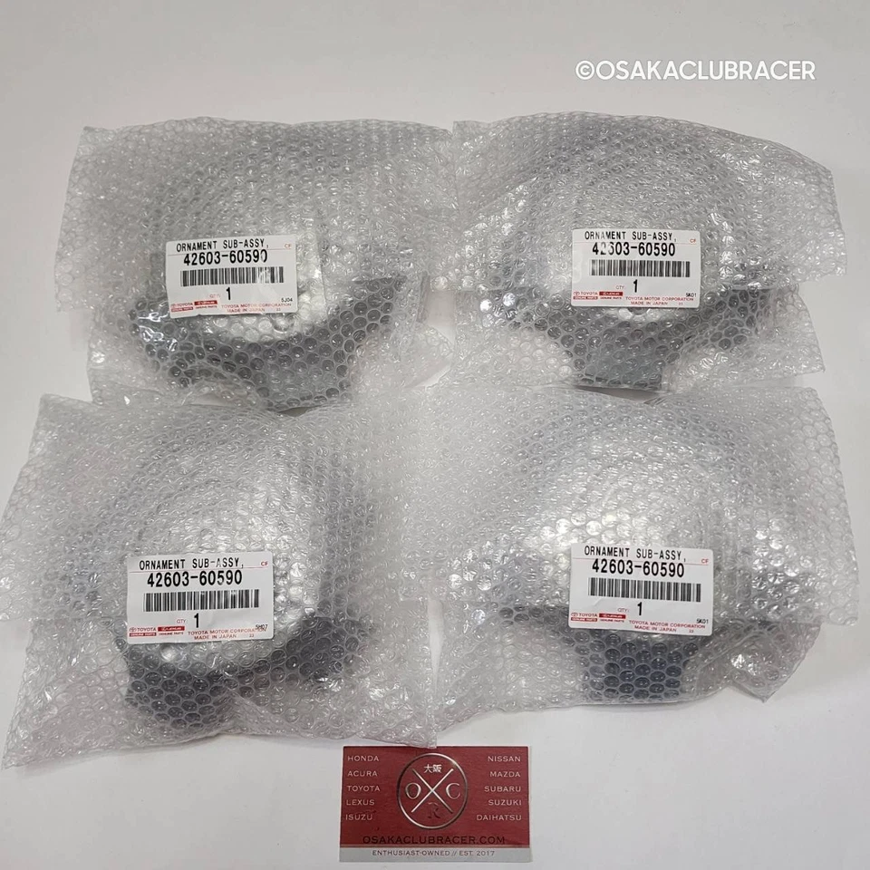 Подлинный оригинальный производитель 02-06 Toyota Land Cruiser колеса центральный колпак комплект (4) тип C 4260360600 - Изображение 2 из 4