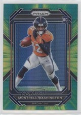 2022 Panini Prizm Rookies Hyper Prizm 148/175 Montrell Washington #356 17ht