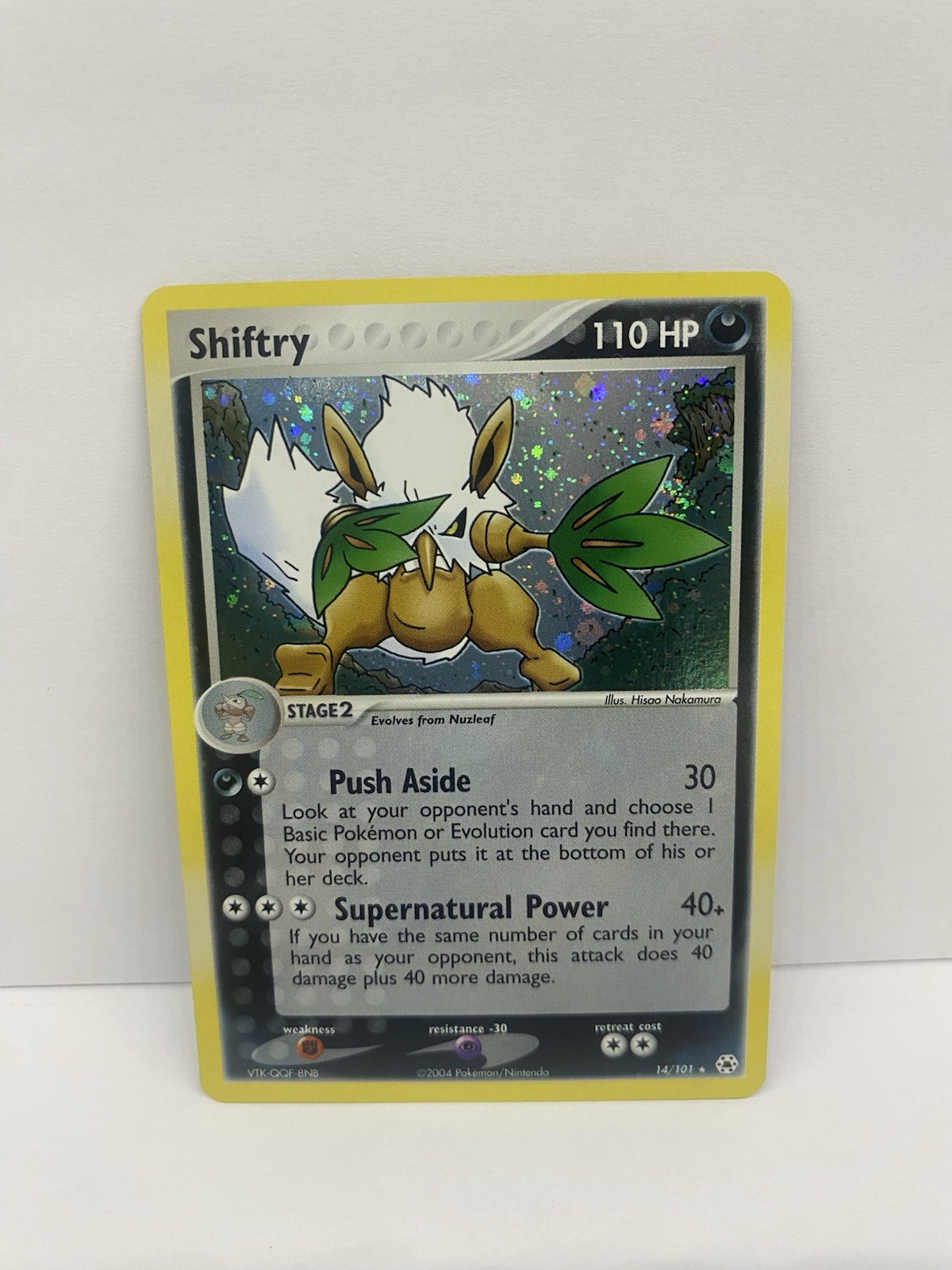 Shiftry 14/101 Ex Hidden Legends 2004 Holo Rare Pokémon TCG NM