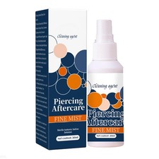 Piercing Aftercare Spray 30ml Fine Mist Saline Solution Healing Formula New.