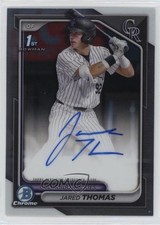 2024 Bowman Draft Chrome Prospect Auto Jared Thomas #CPA-JTH