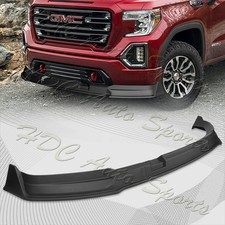 For 2019 2020 2021 Gmc Sierra 1500 Truck Black Front Bumper Lip Splitter Spoiler