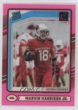 2024 Panini Clearly Donruss Rated Rookie Pink Marvin Harrison Jr #54 19l7