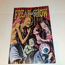 The Residents Freak Show Graphic Novel Comic Book 1992 RARE OOP