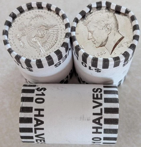 Uncirculated 2025-D Kennedy Half Dollar Rolls