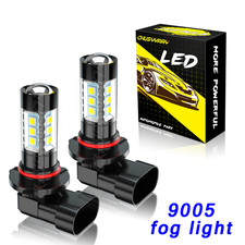 2x WHITE 6000K LED Fog Light Bulbs kit Fit Chevy Silverado1500 2500 HD 2001-06