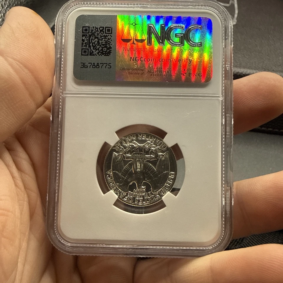1964 Washington Quarter, PF 65, NGC PSS 60th Anniversary Label - Image 3 of 4