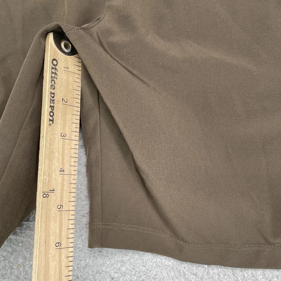 Pantalones Cortos Atléticos New Balance Juveniles Medianos Marrón Entrenamiento Ropa Deportiva Gimnasio Correr Foto 4 de 4