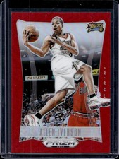 2023-24 Panini Prizm Deca Allen Iverson Red #/199 76ers
