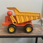 1970s Fisher Price Husky Helper Big DUMP TRUCK #302 Vintage Construction Toy