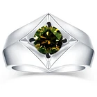 2 Ct Vvs1 = Champagne Brown Round Moissanite Wedding Ring Sterling Silver Size 9