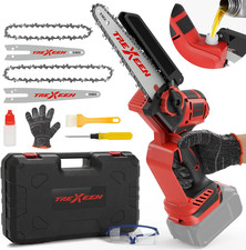 Mini motosierra para batería Mwk M18, mini motosierra inalámbrica 2 en 1 de 8 pulgadas y 6 pulgadas