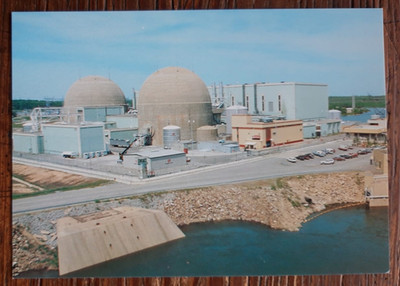 postcard - NUCLEAR NORTH ANNA POWER STATION MINERAL, Virginia - Uranium Dioxide