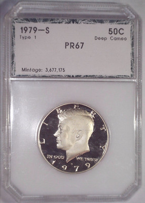 1979-S Kennedy Half Dollar PCI PR67 DCAM Type 1 50(C) #G