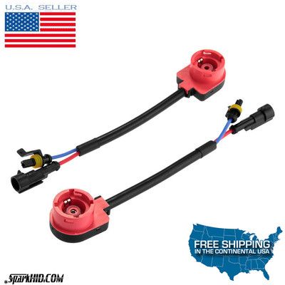 D2S D2R Connector Adapter Harness HID Xenon OEM BULBS bulb converter Sockets D2c