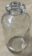 Vintage 1  Gallon Clean Glass Wine Whiskey Jug