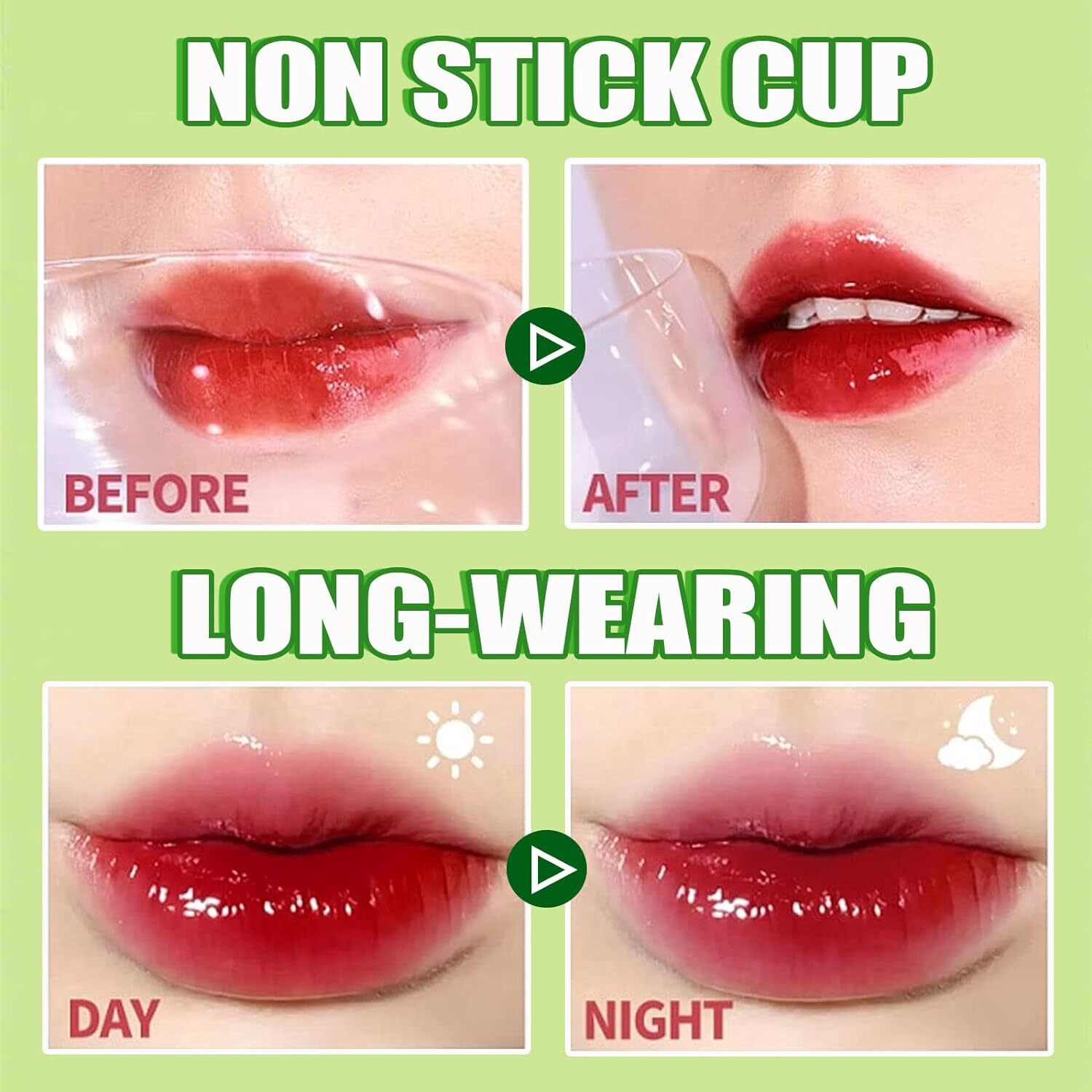 6 Colors Lip Tint Stain Set,Korean Lip Gloss Lip Stain Tint Plumping