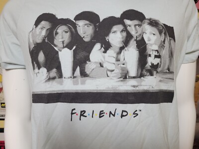 Womens Retro 90s Friends TV Show Cast T Shirt 0X Nice | eBay