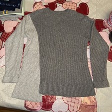 Simply Vera/Vera Wang Women's Multi-Gray Knit Sweater Sz Medium