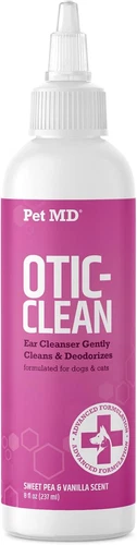 Otic Clean Dog Ear Cleaner for Cats and Dogs - Effective against Infections, Itc