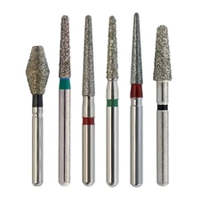 Dental Diamond Burs FG Barrel Round End Taper Short Shank High Speed S856 850