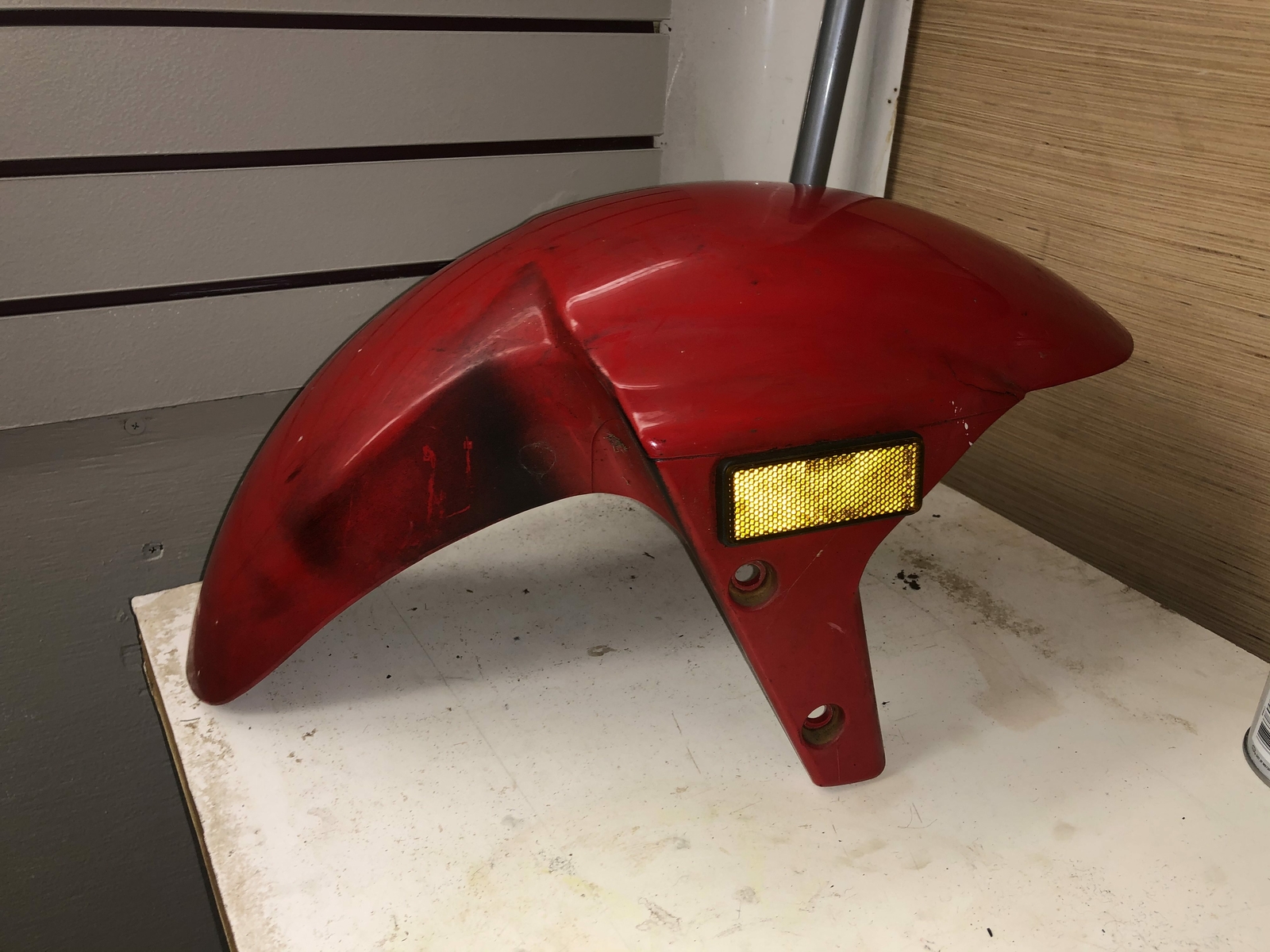 2007 Hyosung GT650R Comet RED FRONT WHEEL FENDER COWL FAIRING eBay
