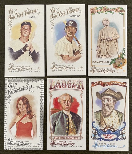( U SELECT CARDS ) 2014 Topps Allen & Ginter Mini Singles & Related Sets 🔽 - Picture 1 of 85