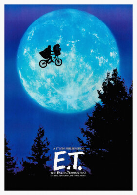 E.T. The Extra-Terrestrial Vintage Family/Sci-fi Movie Poster | eBay