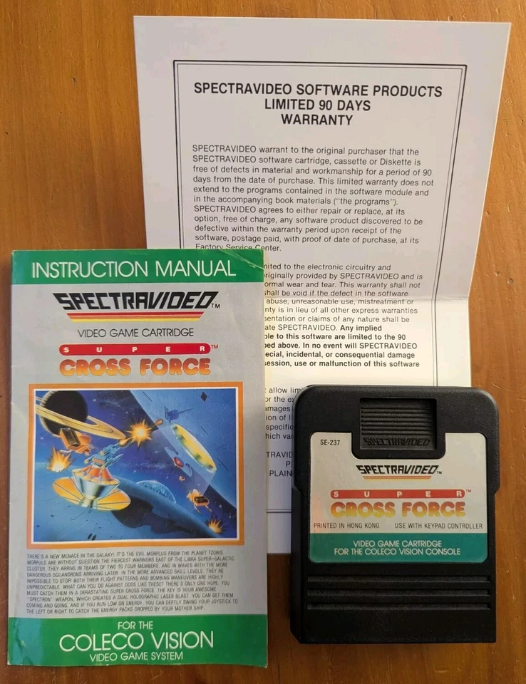 Super Cross Force - CBS ColecoVision - *Complete* - Excellent Condition - Image 4 of 4