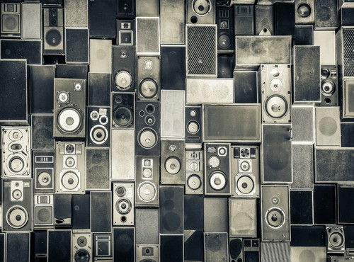 Music Wallpaper Wall Mural Speakers Paper Poster Rock & Roll Teenagers Boys Room - Picture 6 of 9