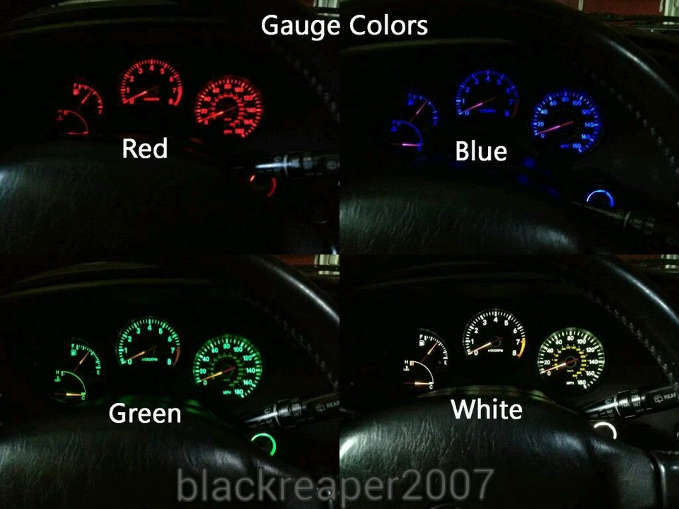 Toyota Supra MKIV JZA80 1993-1998 kit de instrumentos LED calibre Foto 2 de 4