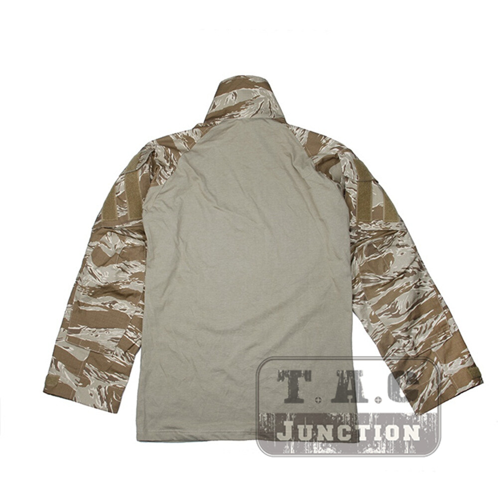 Tactical Combat Shirt Army Uniform Long Sleeves Top Desert