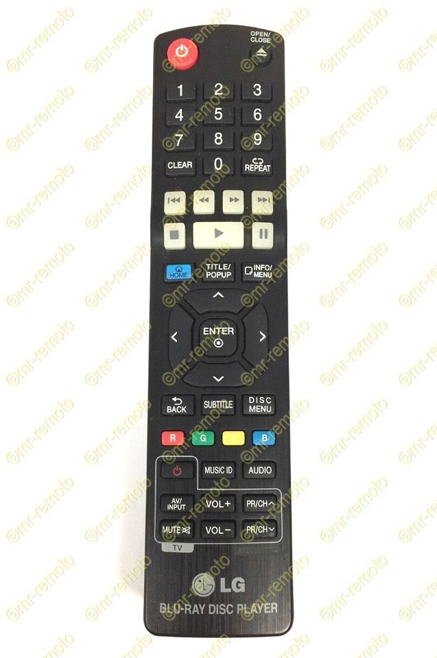 OEM Genuine LG Remote Control for BD Bluray Player Models