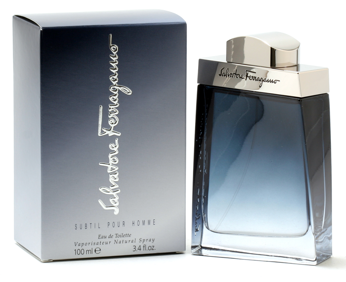 Salvatore Ferragamo Subtil Pour Homme Eau De Toilette Spray 100ml For Men -NEW