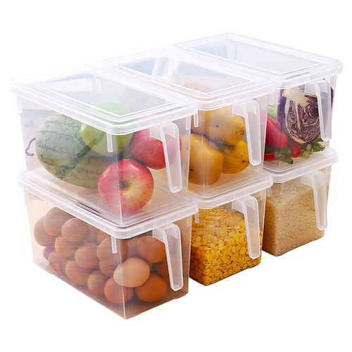 Kitchen Clear Fridge Box Holder Home Organiser Food Cupboard Storage