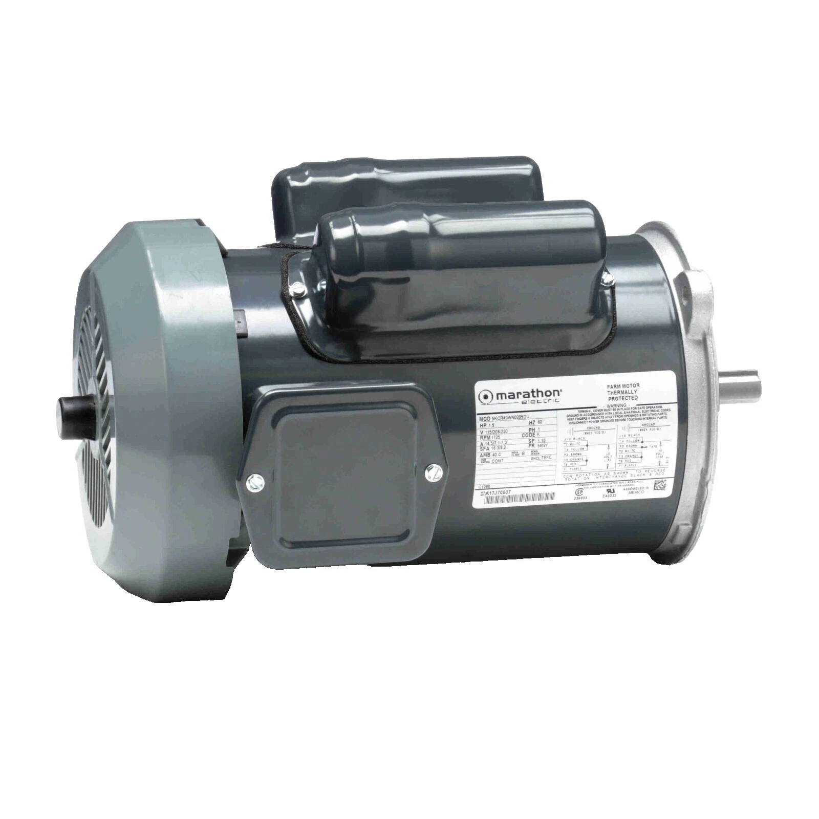TEFC AC 1 1/2HP General Purpose Industrial Eletric Motors
