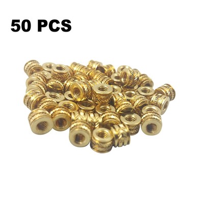 Optimize Performance with 50pcs Brass Threaded Inserts for 3D Printing