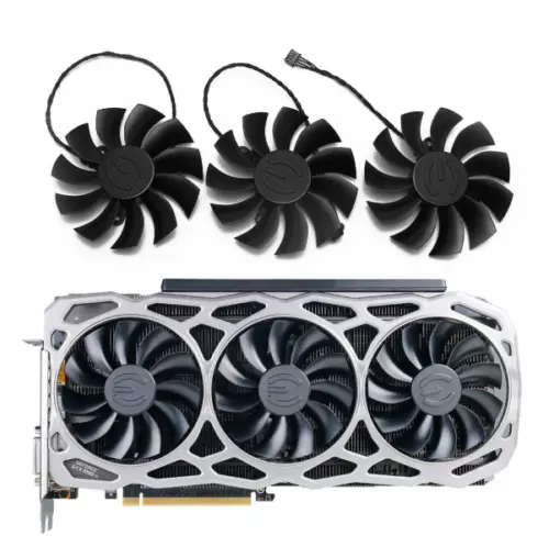 Ventilador de refrigeración para EVGA GTX1080Ti FTW3 GTX 1080 Ti negro ELITE PLA09215B12HH