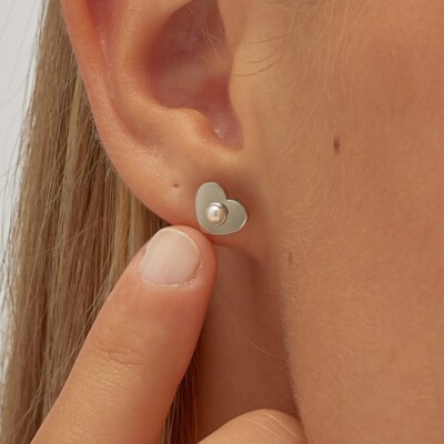 S'Agapõ Orecchini Donna In Acciaio 316L: Cerchio Con Pendente A Stella, Finitura Oro 14K, Collezione Hidden - SHD23