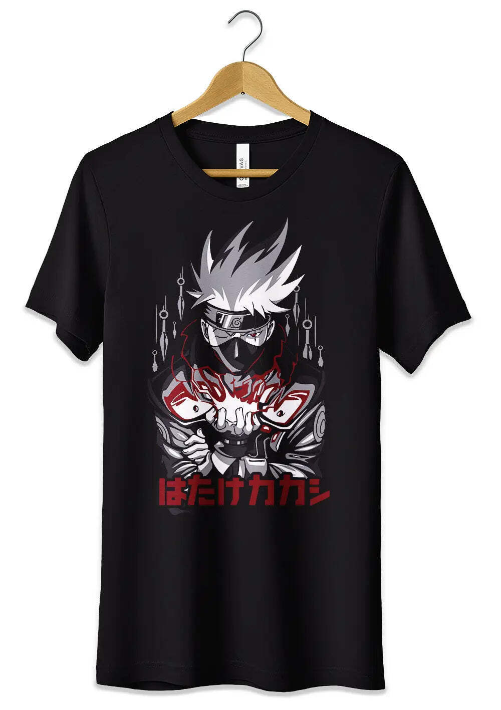 T-Shirt Maglietta Maestro Ninja Kakashi Hatake Naruto Anime Tshirt Unisex Regalo